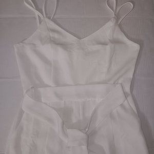 EIGHT PARIS WOMEN'S SLIT LEG PANTS JUMPSUIT